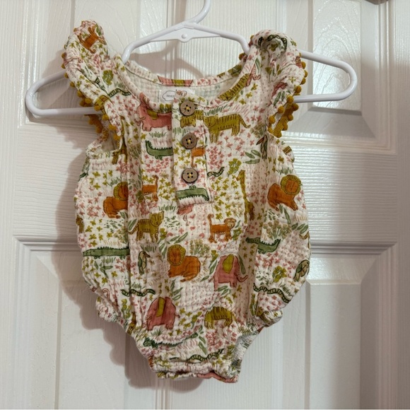 Mudpie Safari Romper - Picture 1 of 9